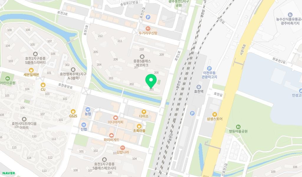 에코파크작은도서관 지도 이미지