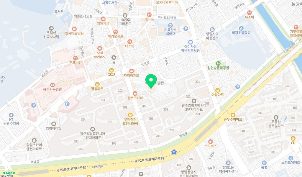 양지작은도서관 지도 이미지