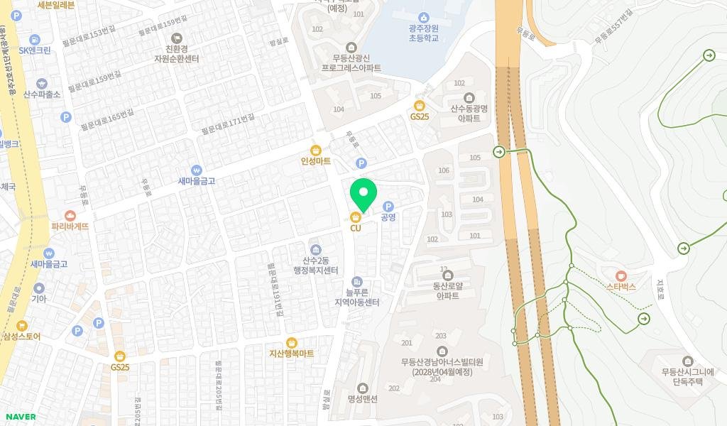희망작은도서관 지도 이미지