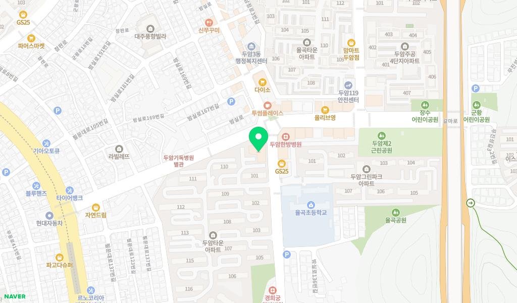 두암타운작은도서관 지도 이미지