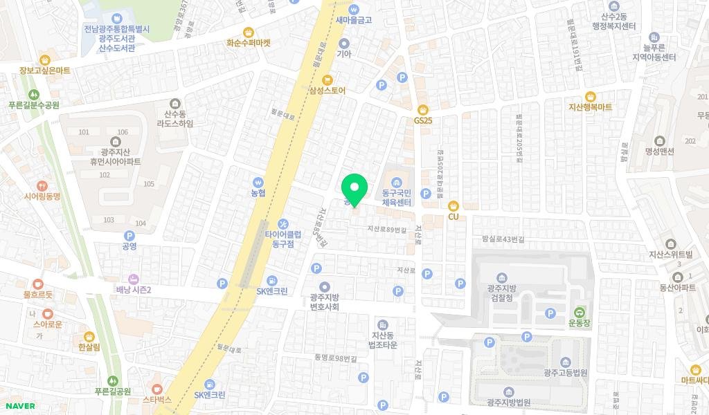 작은도서관 오월의숲 지도 이미지