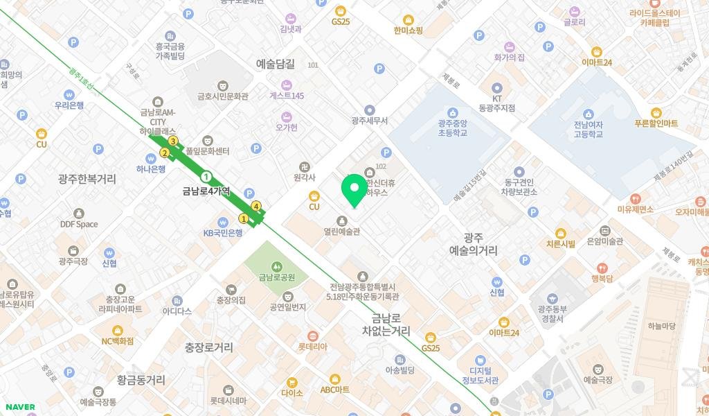 GIC도서관 지도 이미지