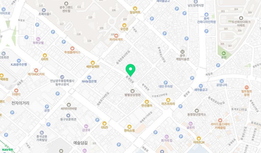 작은도서관 숲 지도 이미지