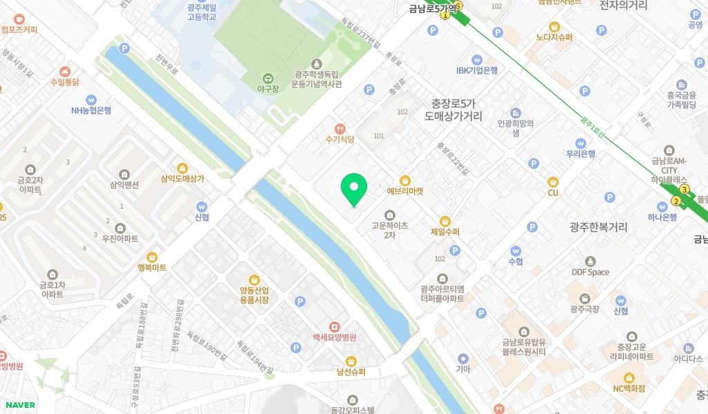 용산모아엘가에듀파크 작은도서관 지도 이미지