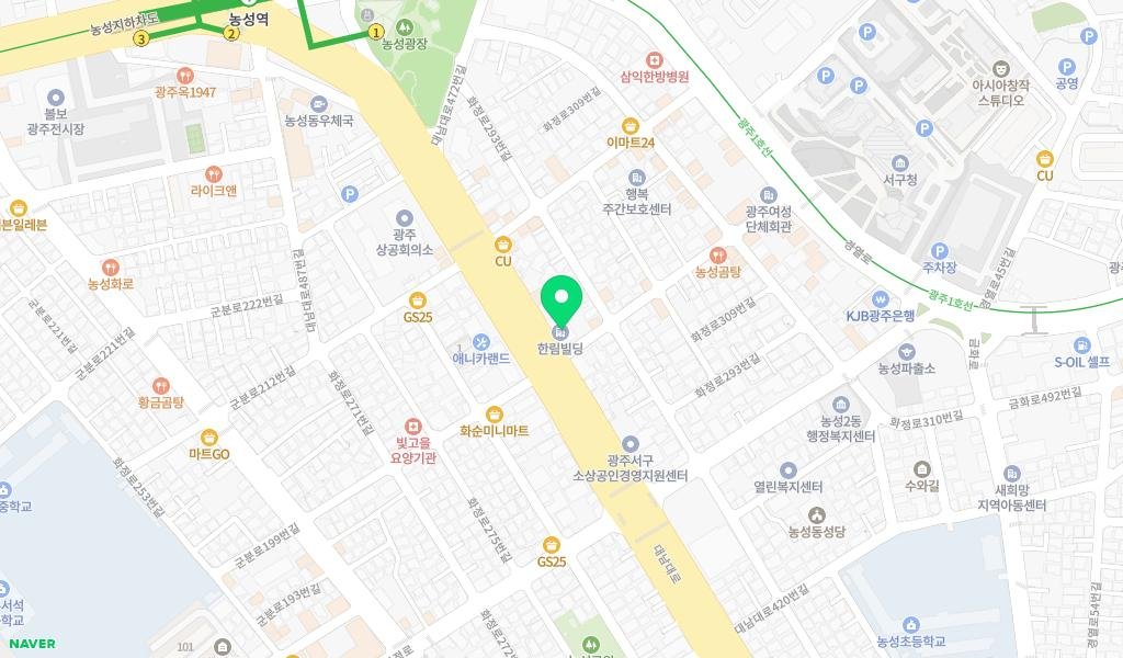 나눔새마을작은도서관 지도 이미지