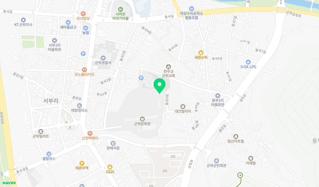 삼국유사작은도서관 지도 이미지