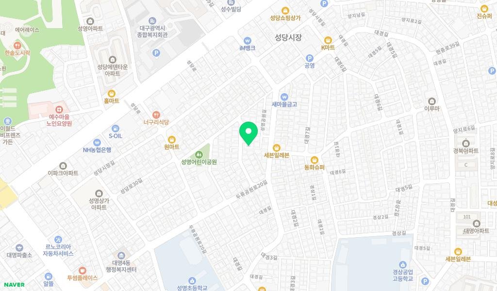 꿈틀작은도서관 지도 이미지