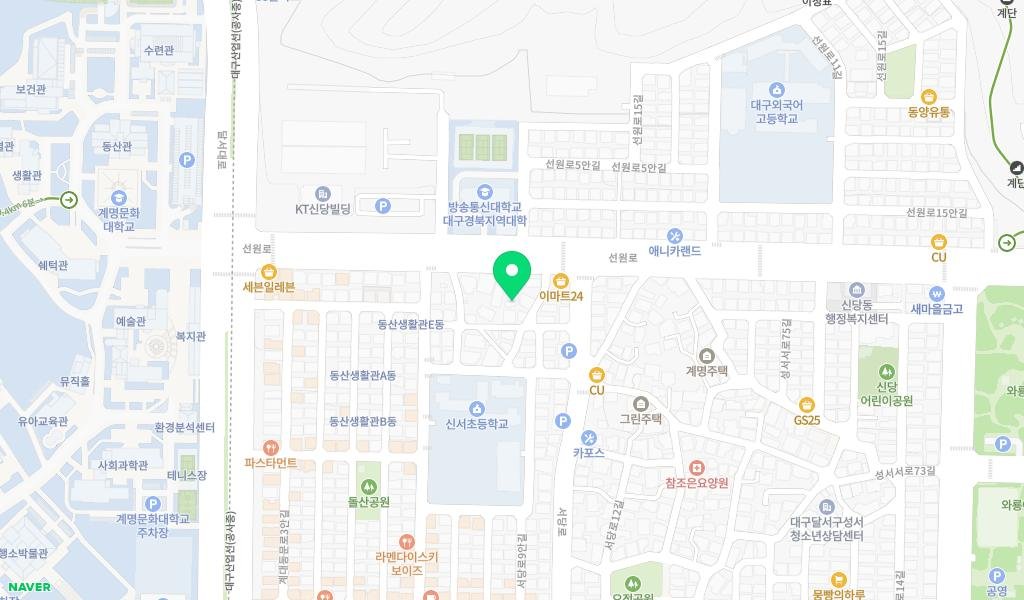 작은숲도서관 지도 이미지