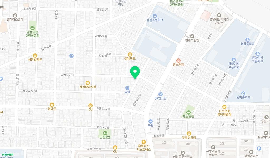 감새미작은도서관 지도 이미지