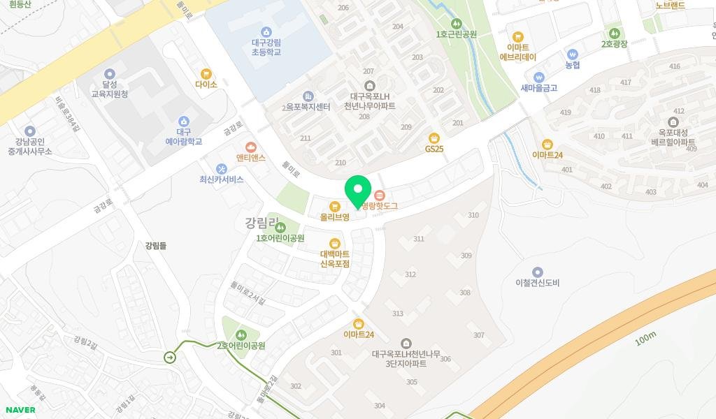 꿈꾸는 고래 지도 이미지