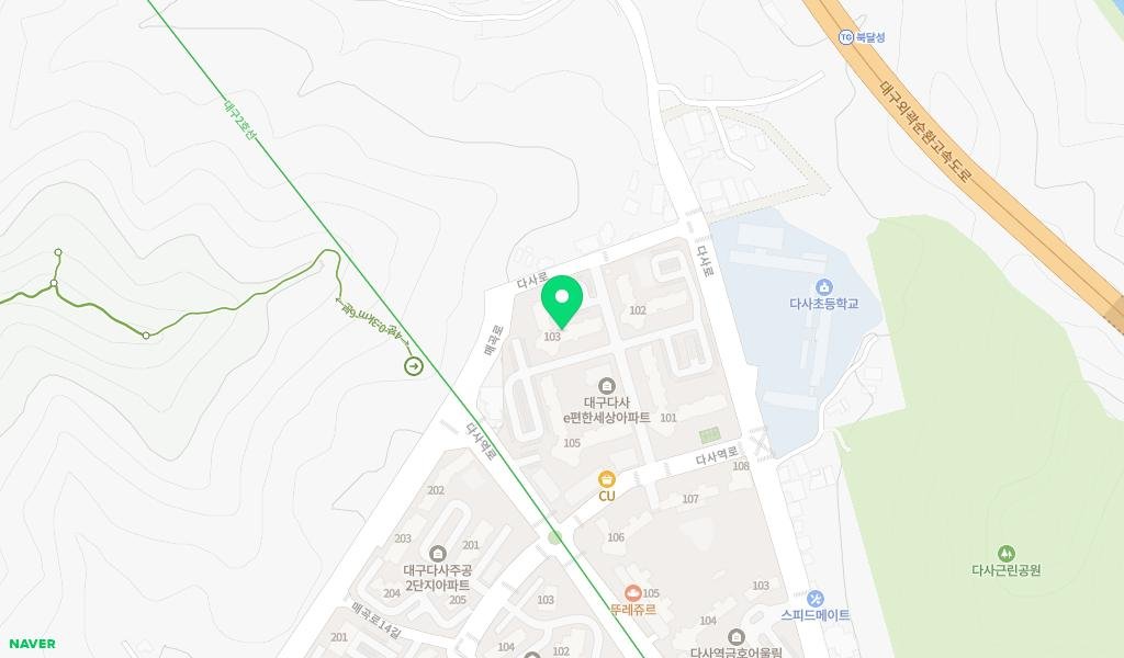 다사E편한세상문고 지도 이미지