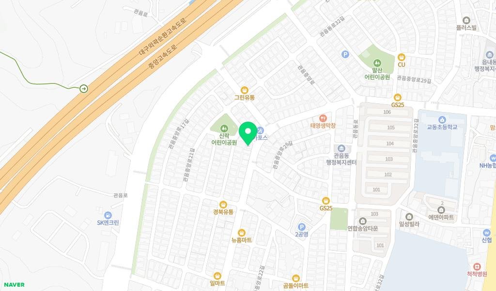 헤세드 작은도서관 지도 이미지