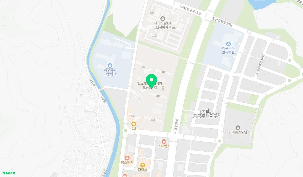 힐스테이트 데시앙 도남1단지 작은도서관(운영준비중) 지도 이미지