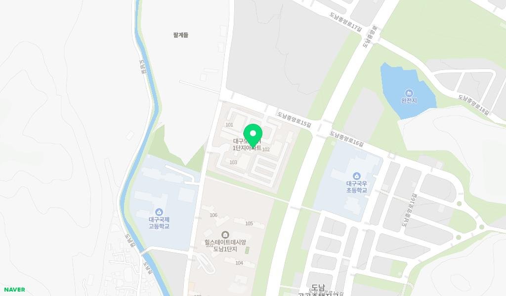 대구LH도남1단지 작은도서관 지도 이미지