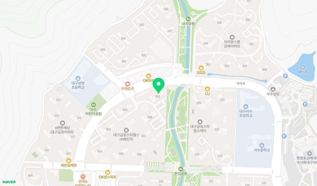 스타힐스작은도서관 지도 이미지