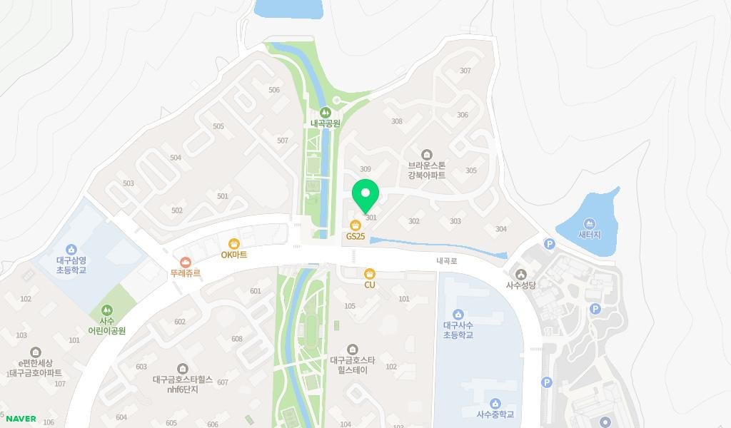브라운스톤도서관 지도 이미지