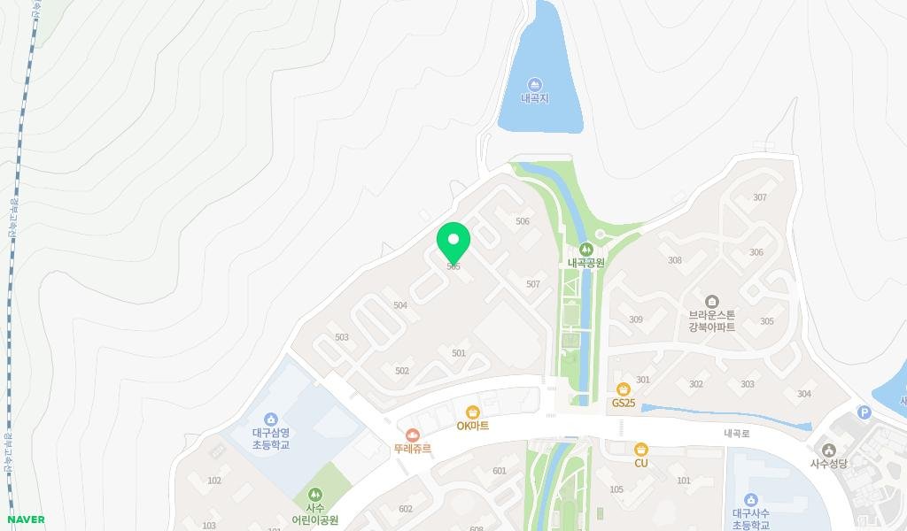 천년나무작은도서관 지도 이미지