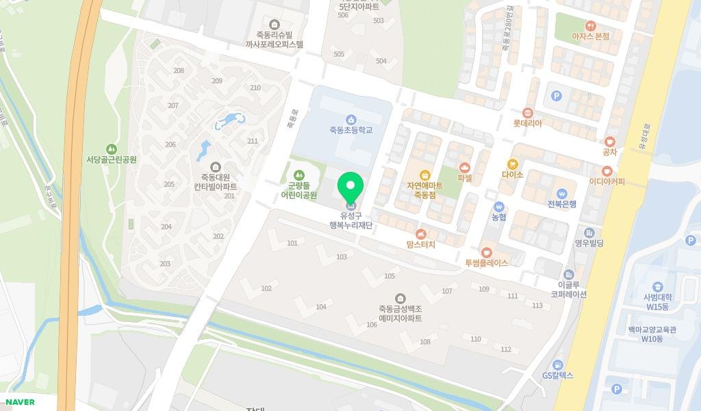 별똥별과학도서관 지도 이미지