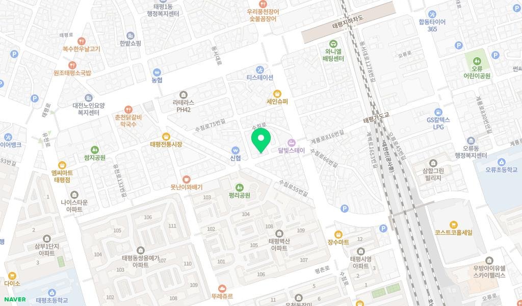 대전은포작은도서관 지도 이미지
