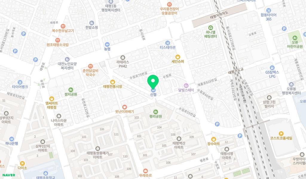 짝꿍마을어린이도서관 지도 이미지