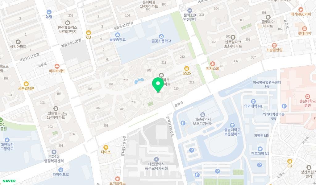 센트럴파크2단지문고 지도 이미지