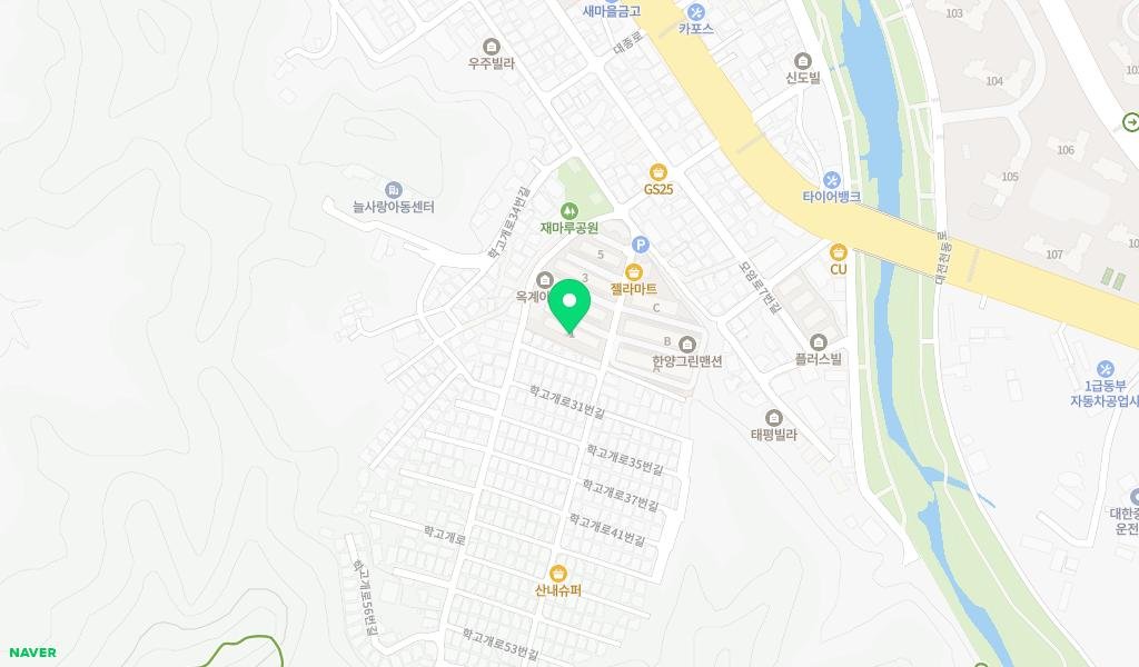 남대전푸른문고 지도 이미지