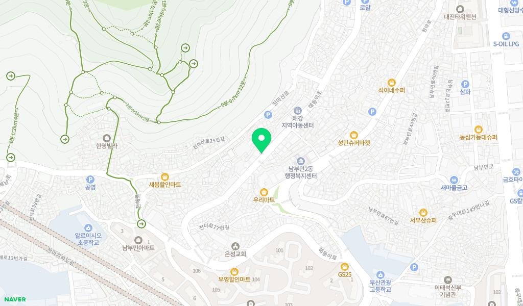어울림 작은도서관 지도 이미지