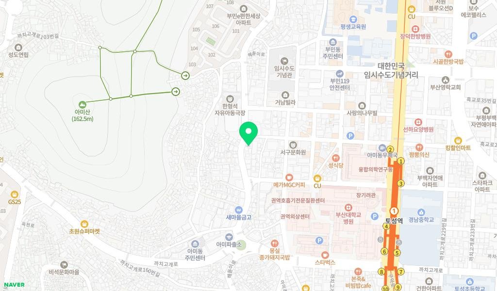 동서남-BOOK 작은도서관 지도 이미지