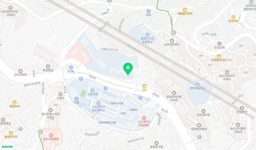 알로이시오기지 작은도서관 지도 이미지