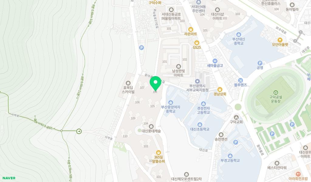 샤롯데 작은도서관 지도 이미지