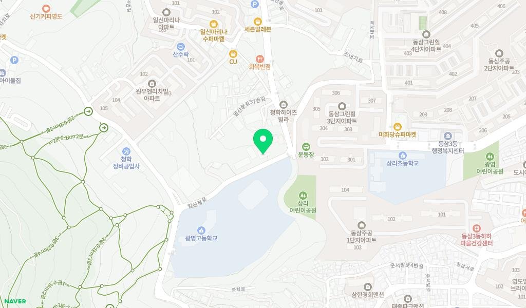 스케치북작은도서관 지도 이미지