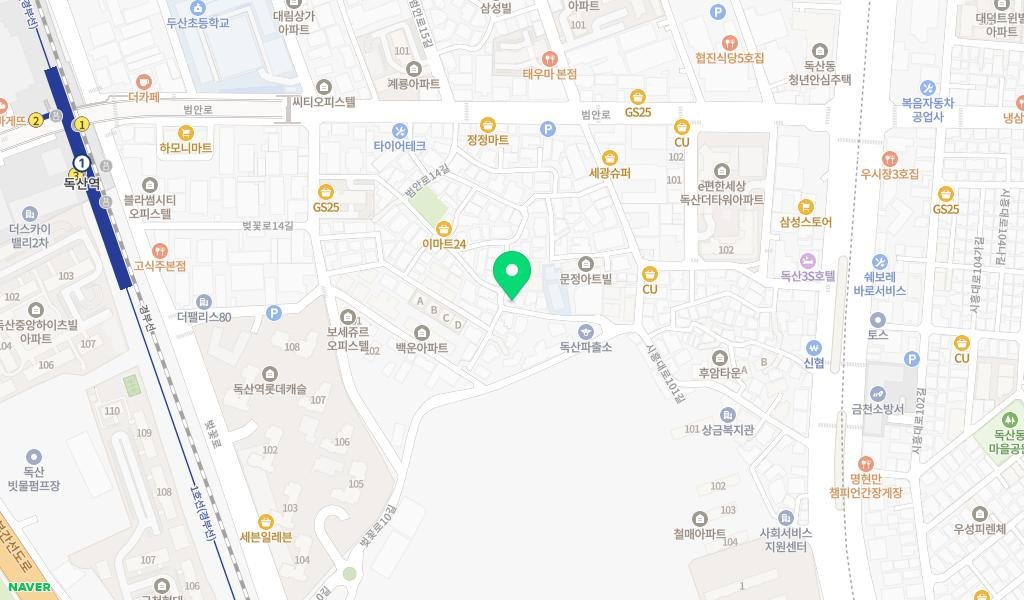 우리울 작은도서관 지도 이미지