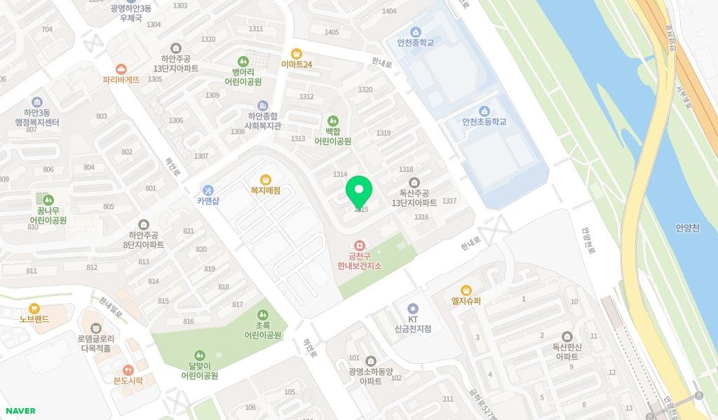 참새작은도서관 지도 이미지