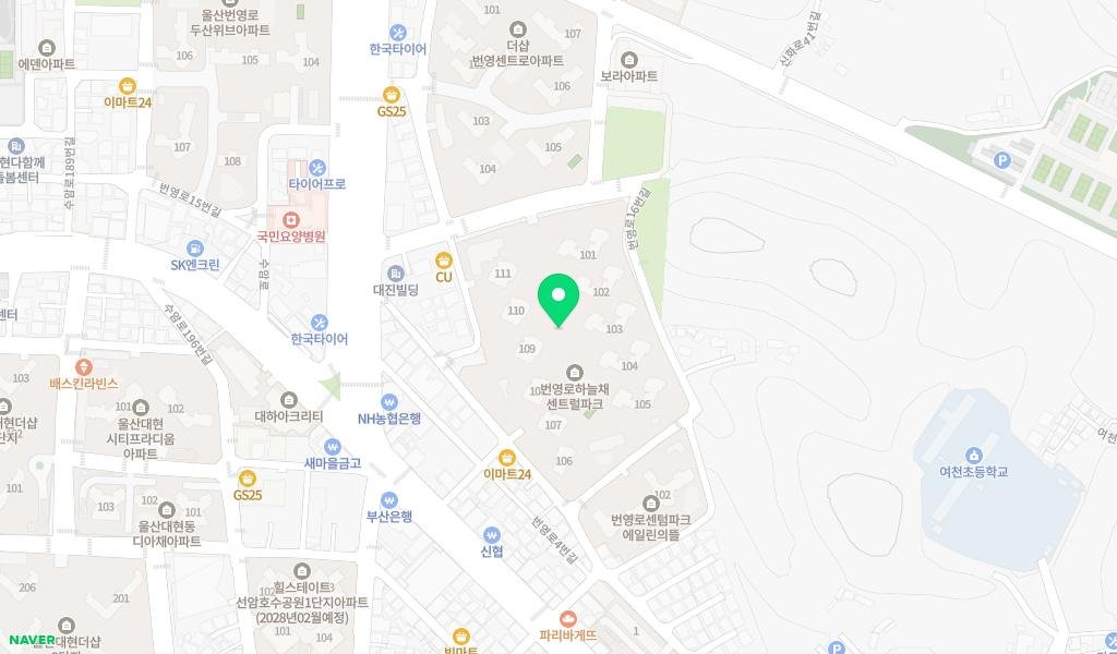 하늘채 작은도서관 지도 이미지