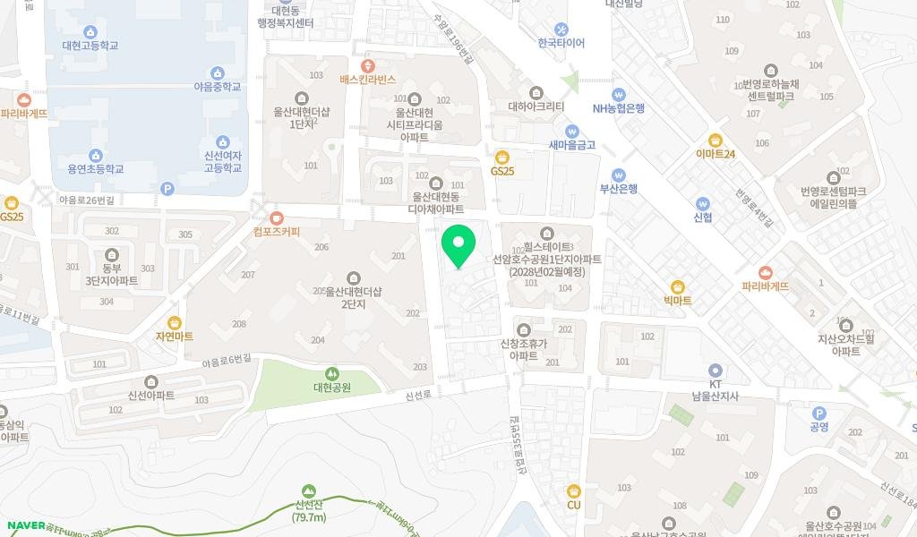 울산감리교회문고 지도 이미지