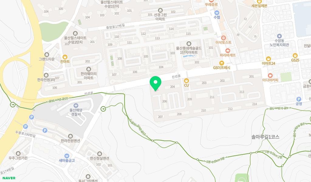 솔마루 작은도서관 지도 이미지