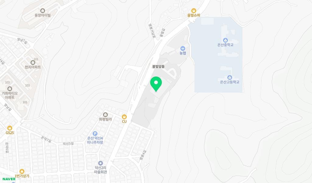 온산도서관 지도 이미지