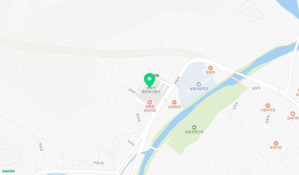 느티나무작은도서관 지도 이미지