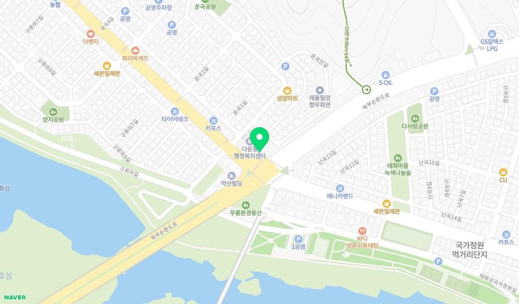 세린작은도서관 지도 이미지
