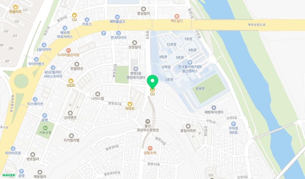 꿈꾸는 작은도서관 지도 이미지