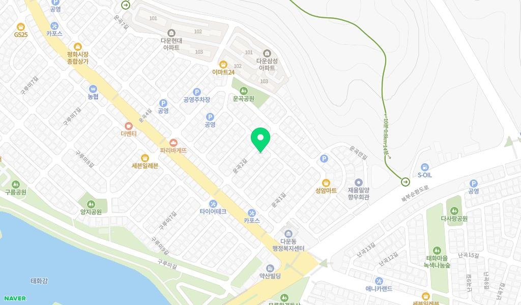 다난작은도서관 지도 이미지