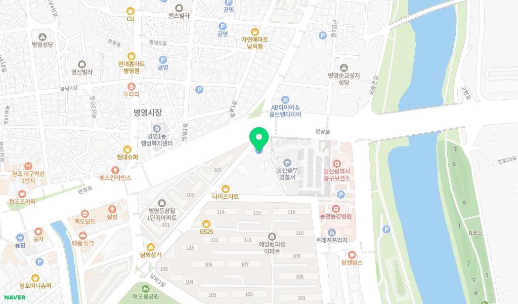 남외어린이도서관 지도 이미지