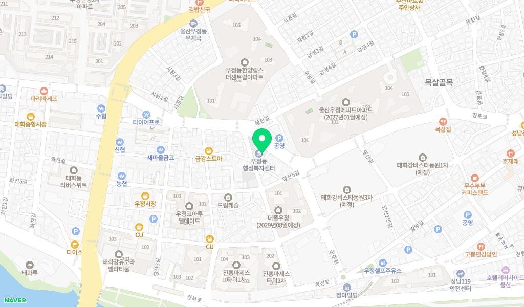 우정도서관 지도 이미지