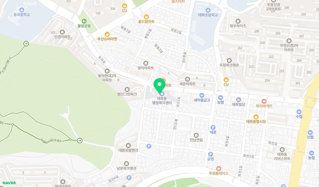 태화루도서관 지도 이미지