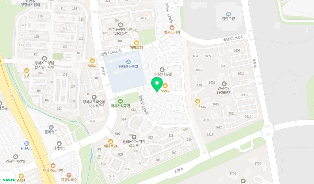 5B2F(빠삐뚜엡) 작은도서관 지도 이미지