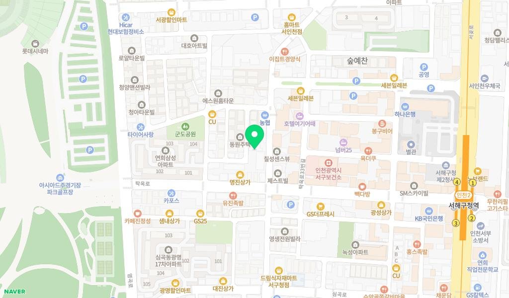 한국민들레도서관 지도 이미지