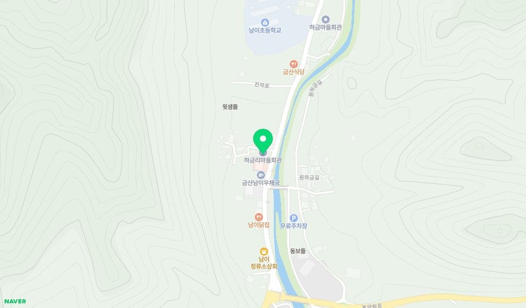 남이작은도서관 지도 이미지