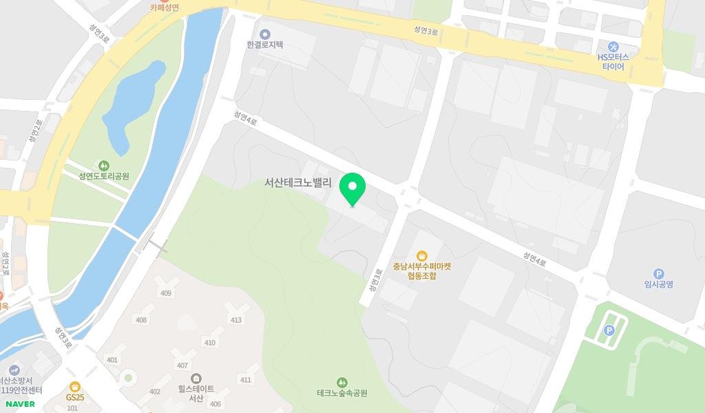 성연작은도서관 지도 이미지