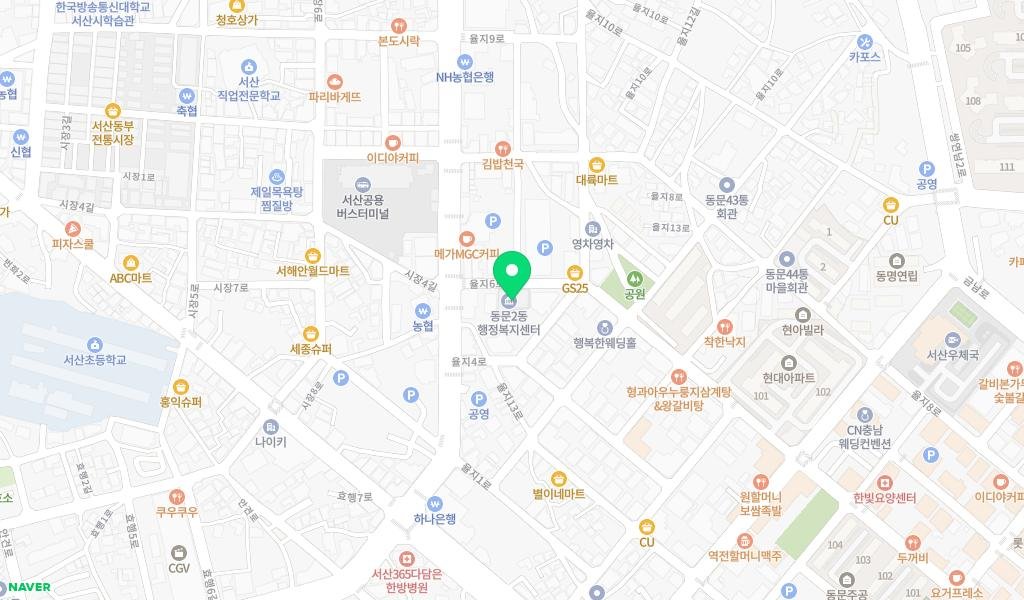 동문작은도서관 지도 이미지