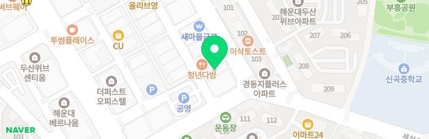 타요키즈카페 부산좌동점 지도 이미지